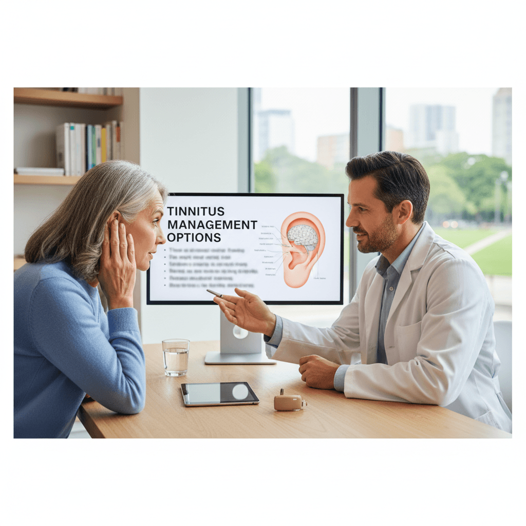 Tinnitus management consultation